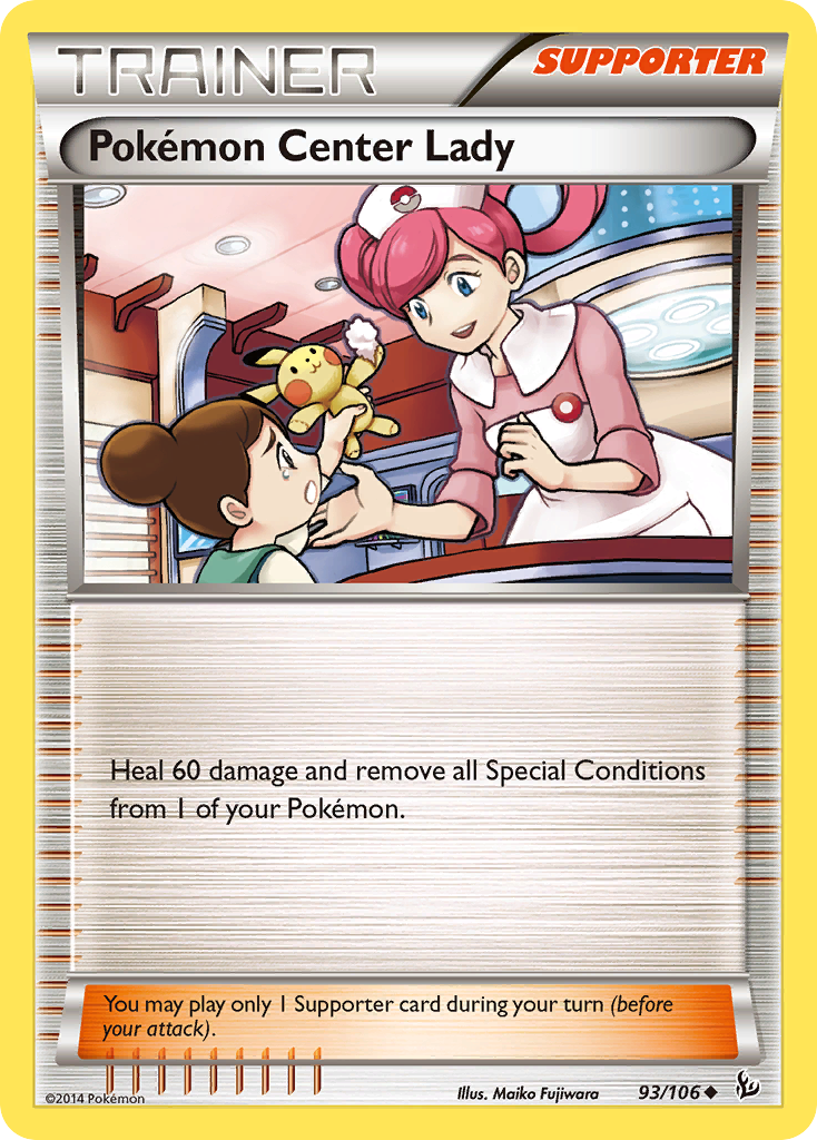 Flashfire Pokémon Center Lady #93/106